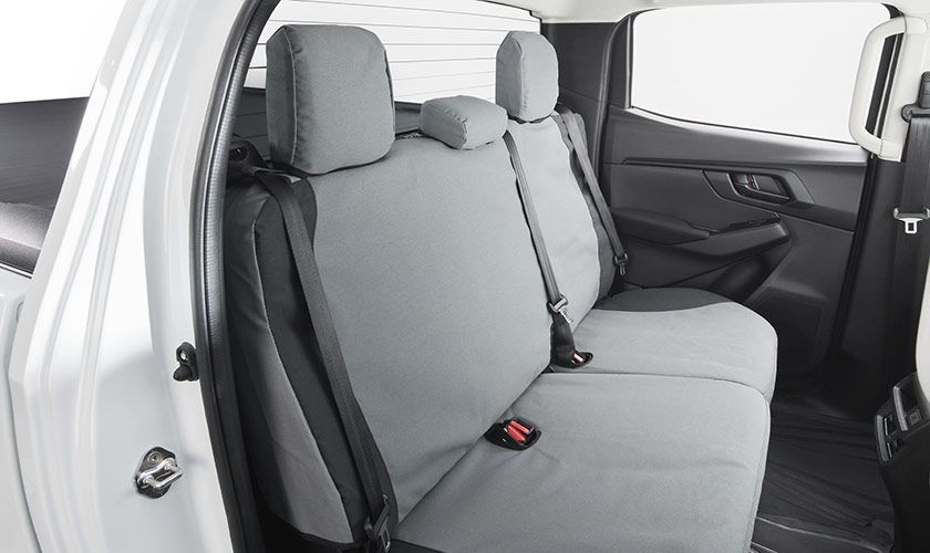 Isuzu Heavy Duty Canvas Rear Seat Cover Set 6123826050