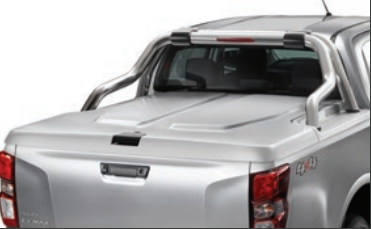 Isuzu 3 Piece Hard Tonneau Sterling Silver 08D2EGHT02